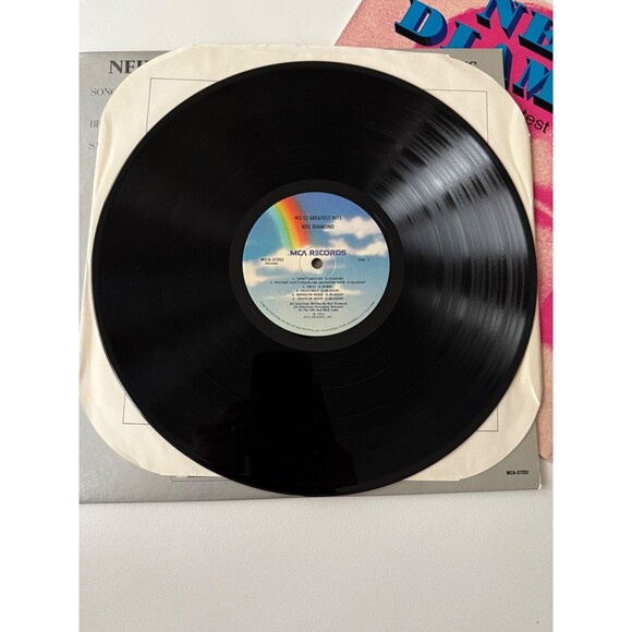 Neil Diamond LP Lot Jazz Singer Greatest Hits 12 Greatest Hits Cleaned VG+ - Picture 7 of 10